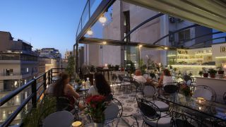 restaurants with garden athens V1935 Roof Garden